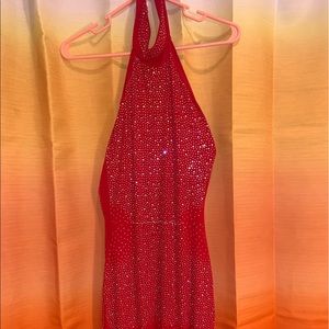 Red dress